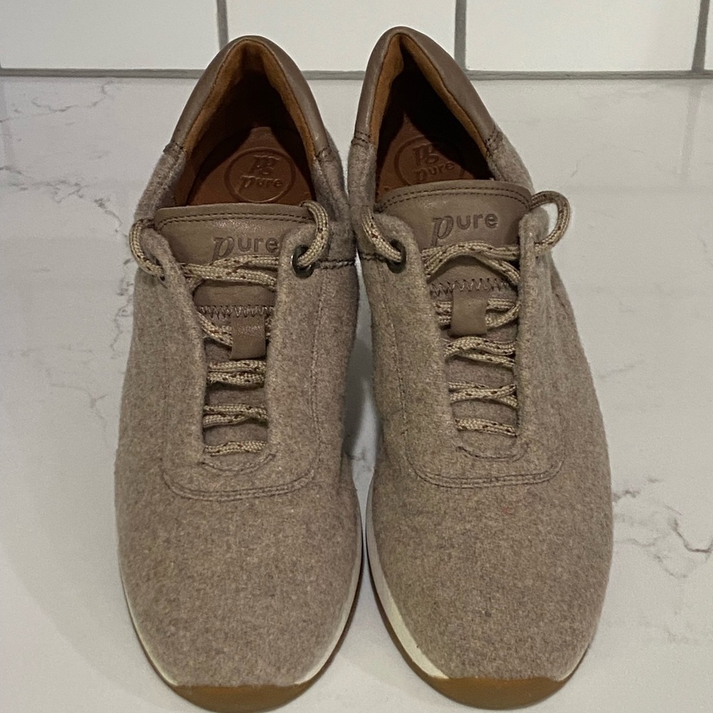 Paul Green Size 4 US Size 6.5 Kalista Merino Wool Leather Luxury Sneaker - Picture 9 of 16